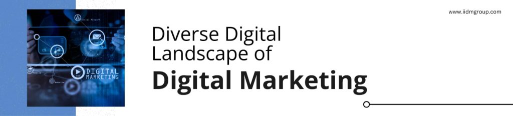 Diverse Digital Landscape Of Digital Marketing Course